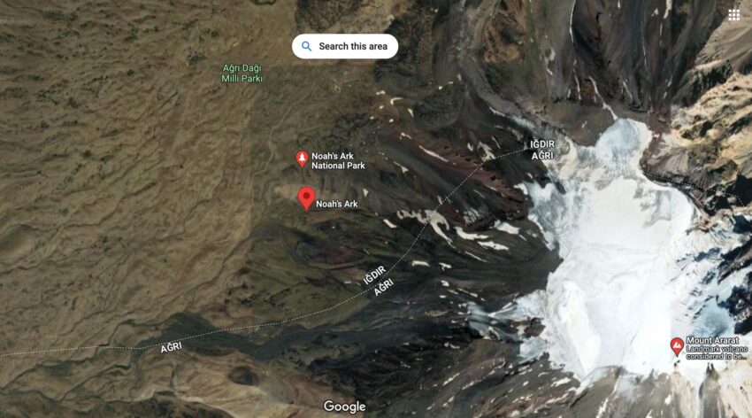 Location of Noah's Ark in Turkey